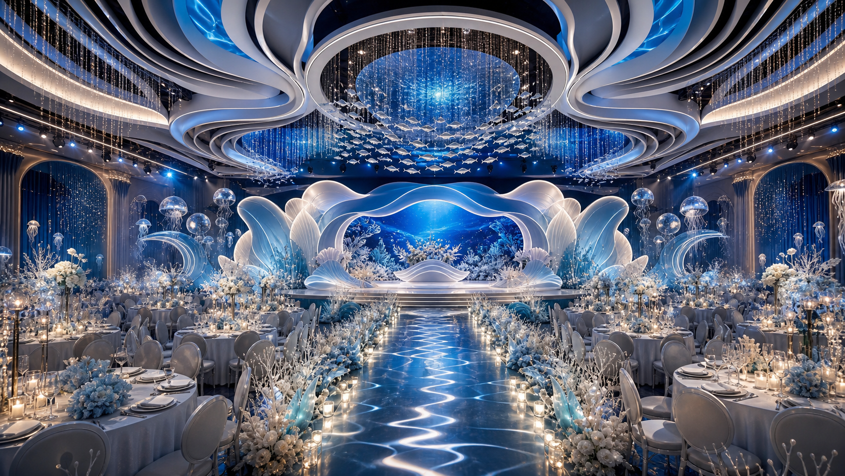 Ocean Immersive Ceremony Hall banquet hall design direction