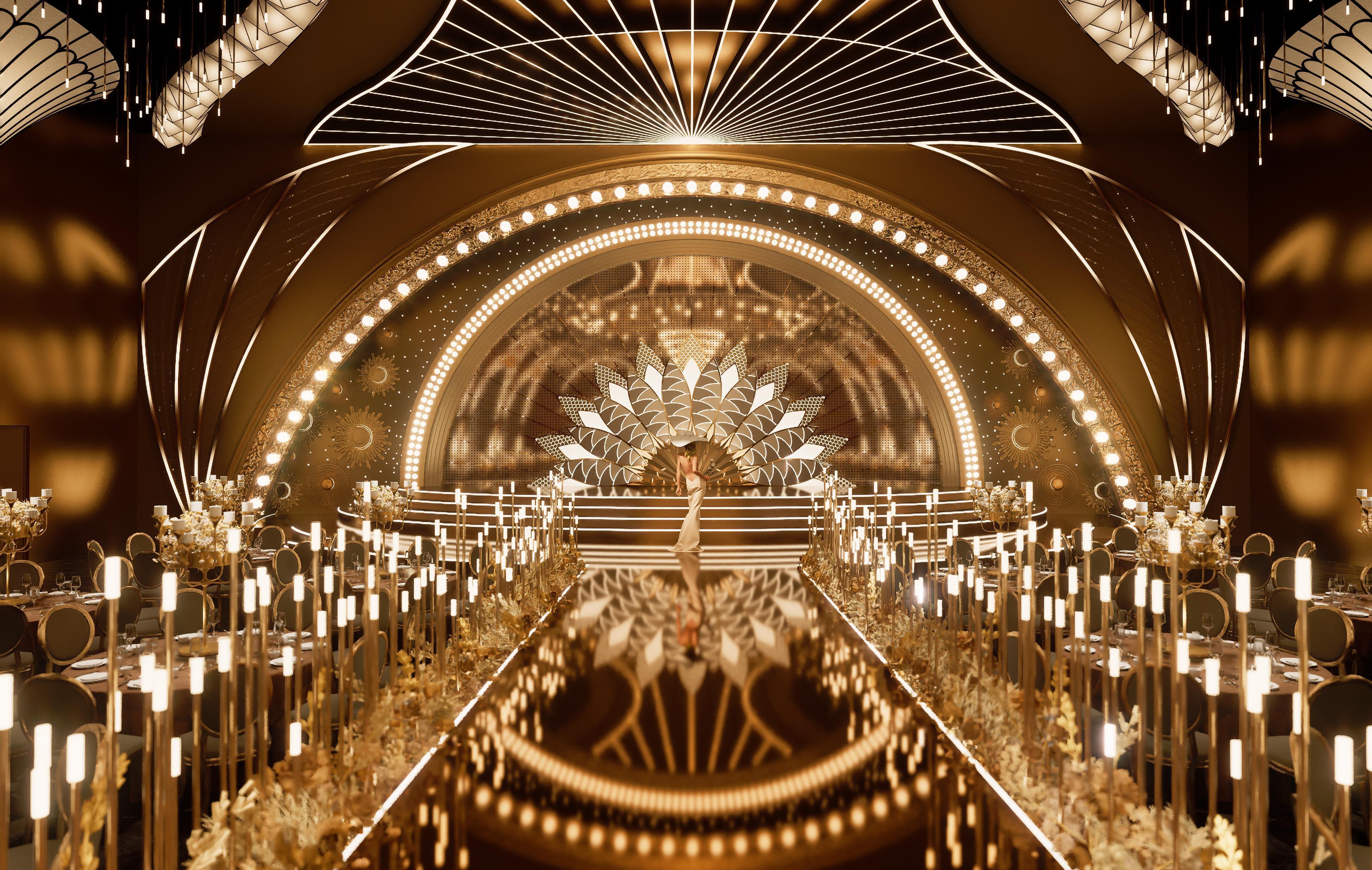 Luxury Gold Hall
